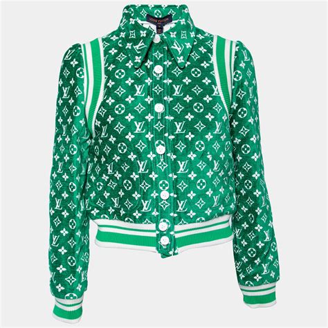 louis vuitton green jacket price|louis vuitton sherpa jacket.